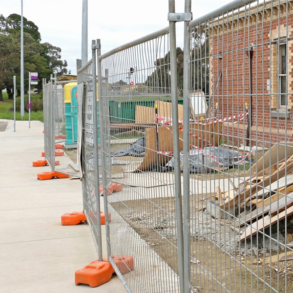 what's the procedure for booking the removal of the temporary fence after my job or even is finished